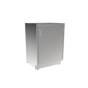 SBC3524-RH Stainless Steel Standing Height Base Cabinet