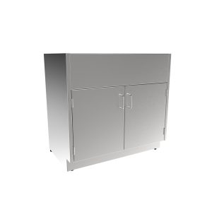 SBC3536-SK Stainless Steel Standing Height Sink Base Cabinet