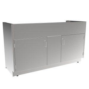 SBC3560-SK Stainless Steel Standing Height Sink Base Cabinet