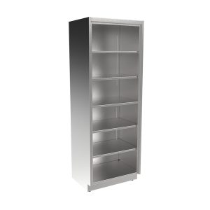 SFC8430-OF Stainless Steel Open Face Tall Cabinet