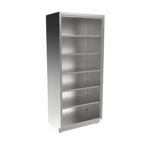 SFC8436-OF Stainless Steel Open Face Tall Cabinet