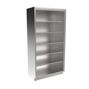 SFC8442-OF Stainless Steel Open Face Tall Cabinet