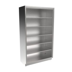 SFC8448-OF Stainless Steel Open Face Tall Cabinet