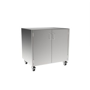 SMC2930 Stainless Steel Sitting Height Mobile Cabinet