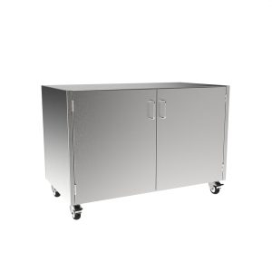 SMC2942 Stainless Steel Sitting Height Mobile Cabinet