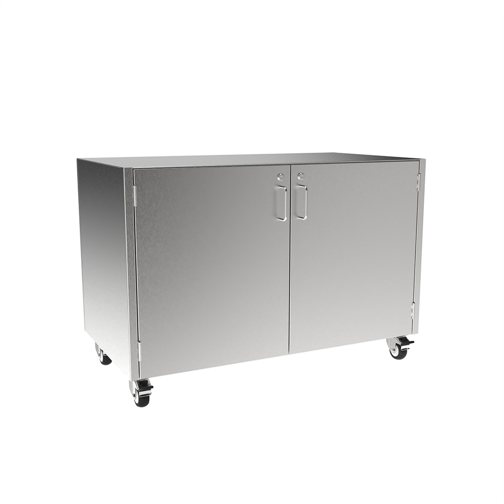 SMC2942 Stainless Steel Sitting Height Mobile Cabinet - Image 2