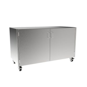 SMC2948 Stainless Steel Sitting Height Mobile Cabinet