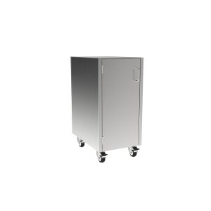 SMC3215-LH Stainless Steel ADA Height Mobile Cabinet