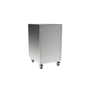 SMC3218-LH Stainless Steel ADA Height Mobile Cabinet