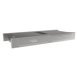SPDD-48 Stainless Steel Suspended Pencil Double Drawer