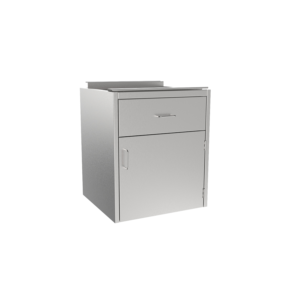 SSC2824-A-RH Stainless Steel Suspended Cabinet