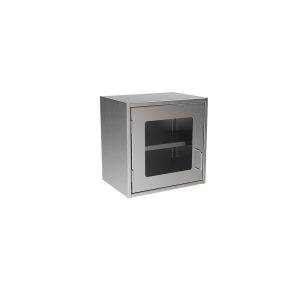 SWC1818-GD-LH Stainless Steel Framed Glass Door Wall Cabinet