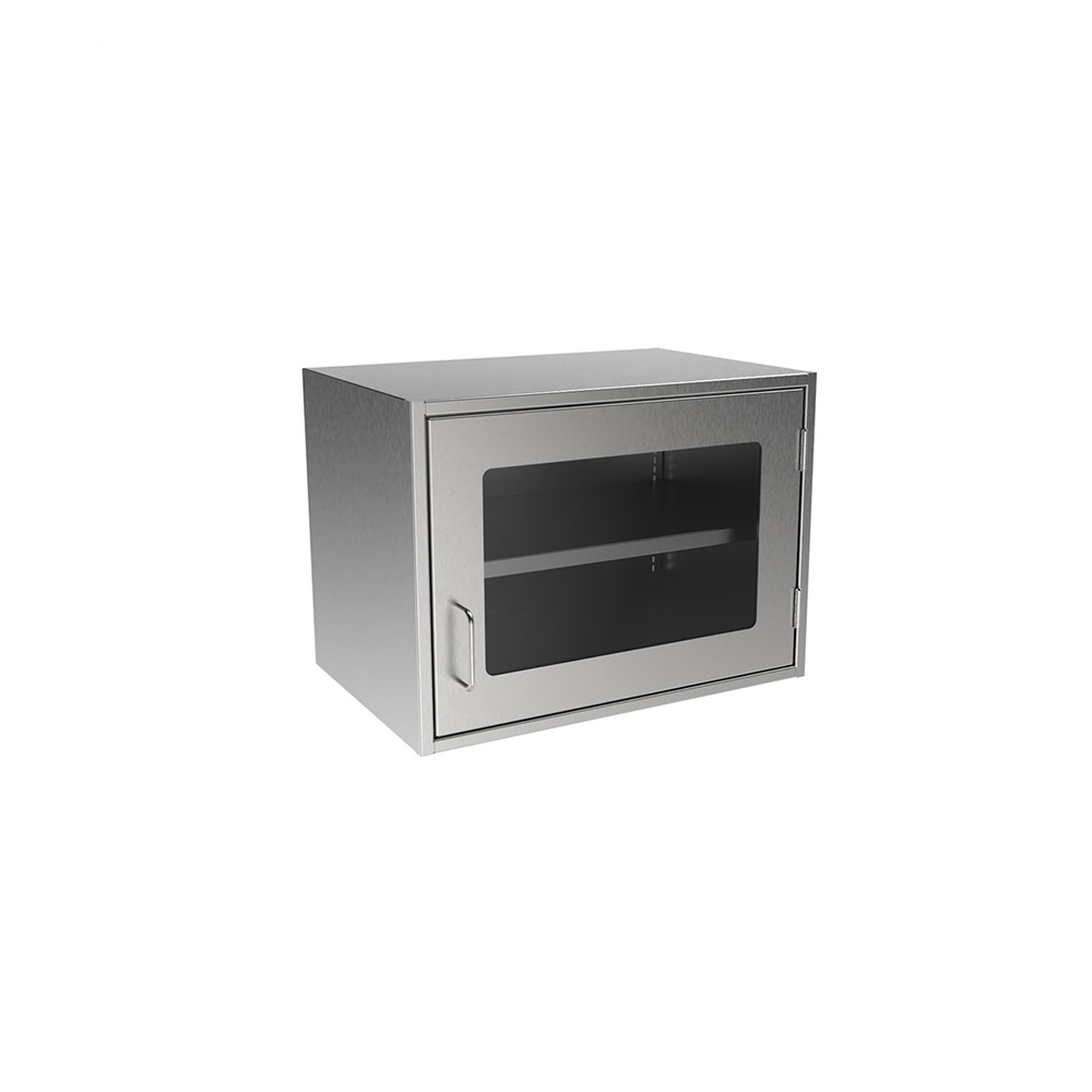 SWC1824-GD-RH Stainless Steel Framed Glass Door Wall Cabinet - Image 3