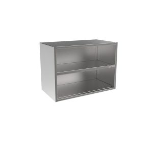 SWC1824-OF Stainless Steel Open Face Wall Cabinet