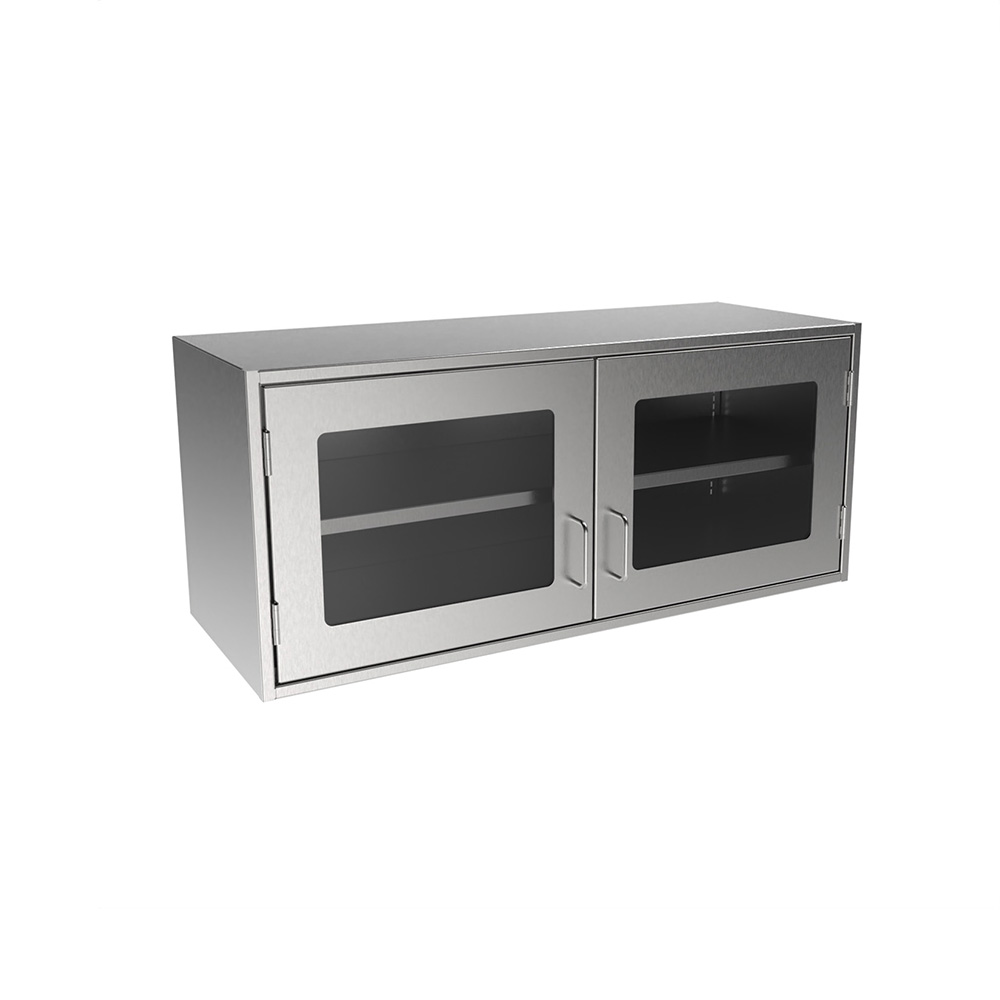 SWC1842-GD Stainless Steel Framed Glass Door Wall Cabinet - Image 3