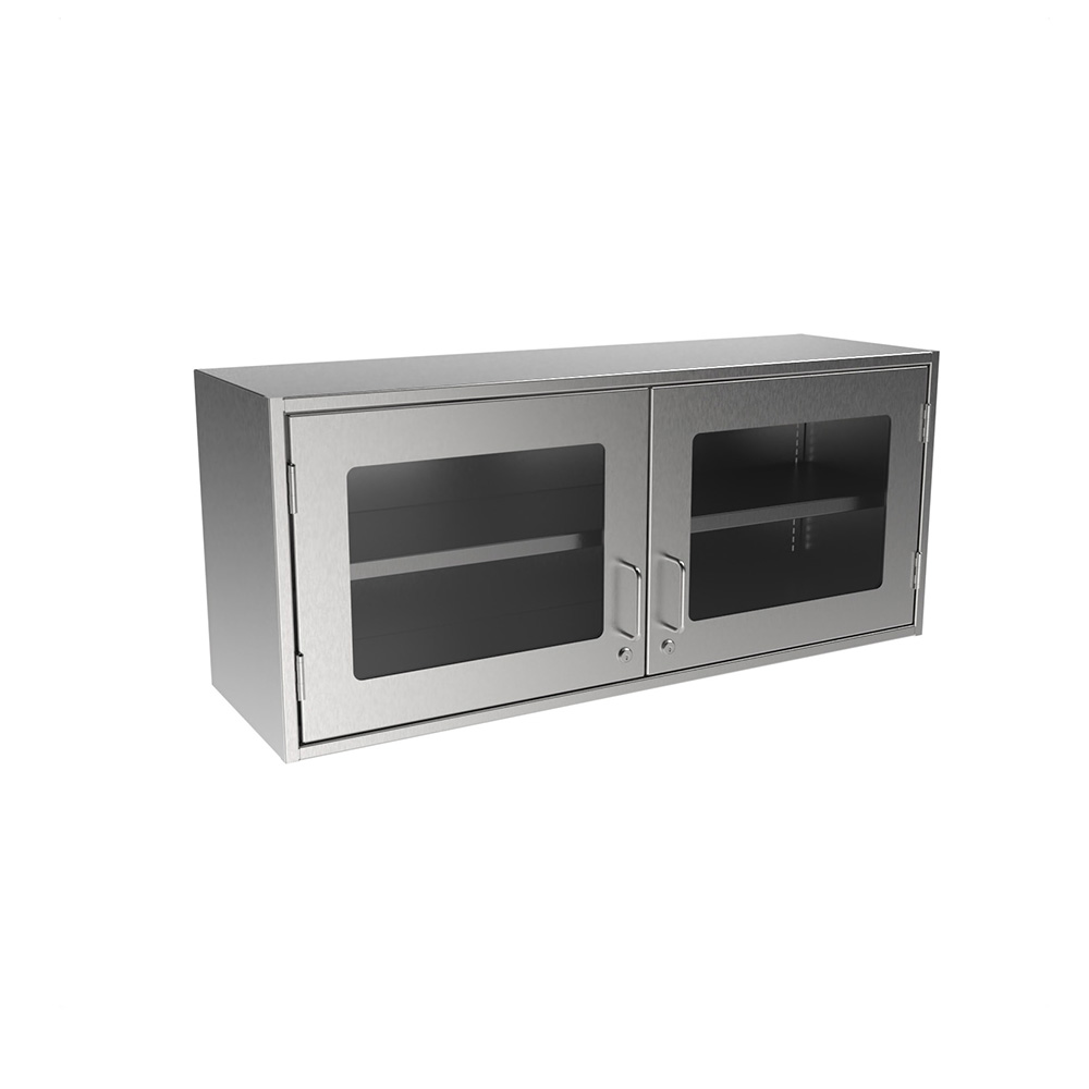 SWC1842-GD Stainless Steel Framed Glass Door Wall Cabinet - Image 2