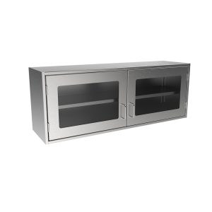 SWC1848-GD Stainless Steel Framed Glass Door Wall Cabinet