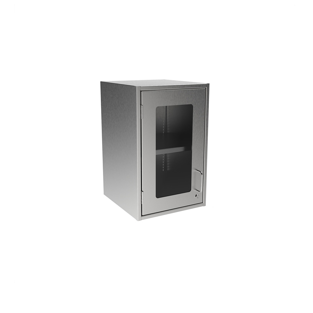 SWC2415-GD-LH Stainless Steel Framed Glass Door Wall Cabinet - Image 4