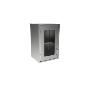 SWC2415-GD-LH Stainless Steel Framed Glass Door Wall Cabinet