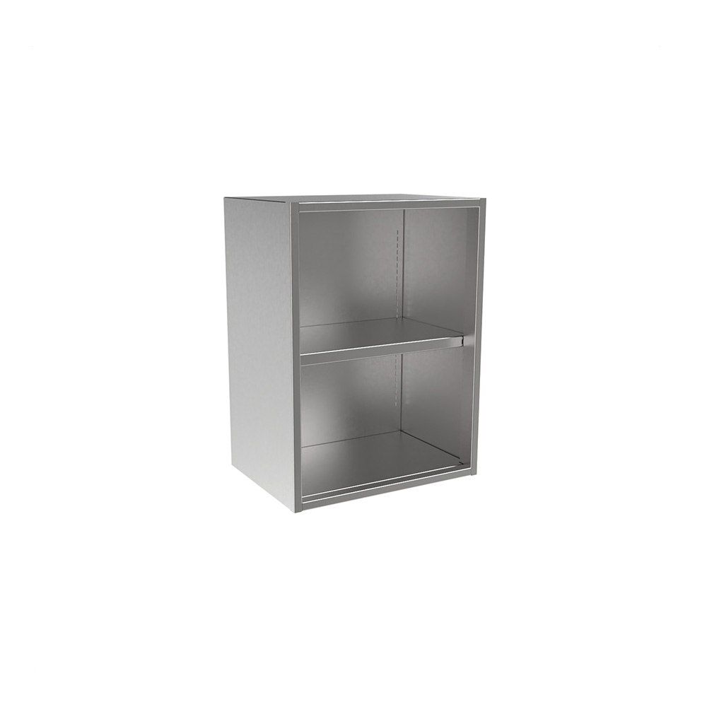 SWC2418-OF Stainless Steel Open Face Wall Cabinet