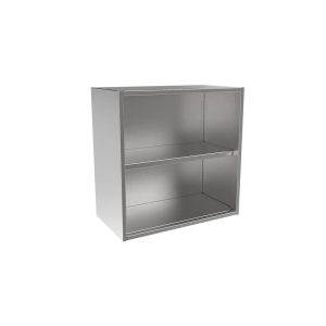 SWC2424-OF Stainless Steel Open Face Wall Cabinet
