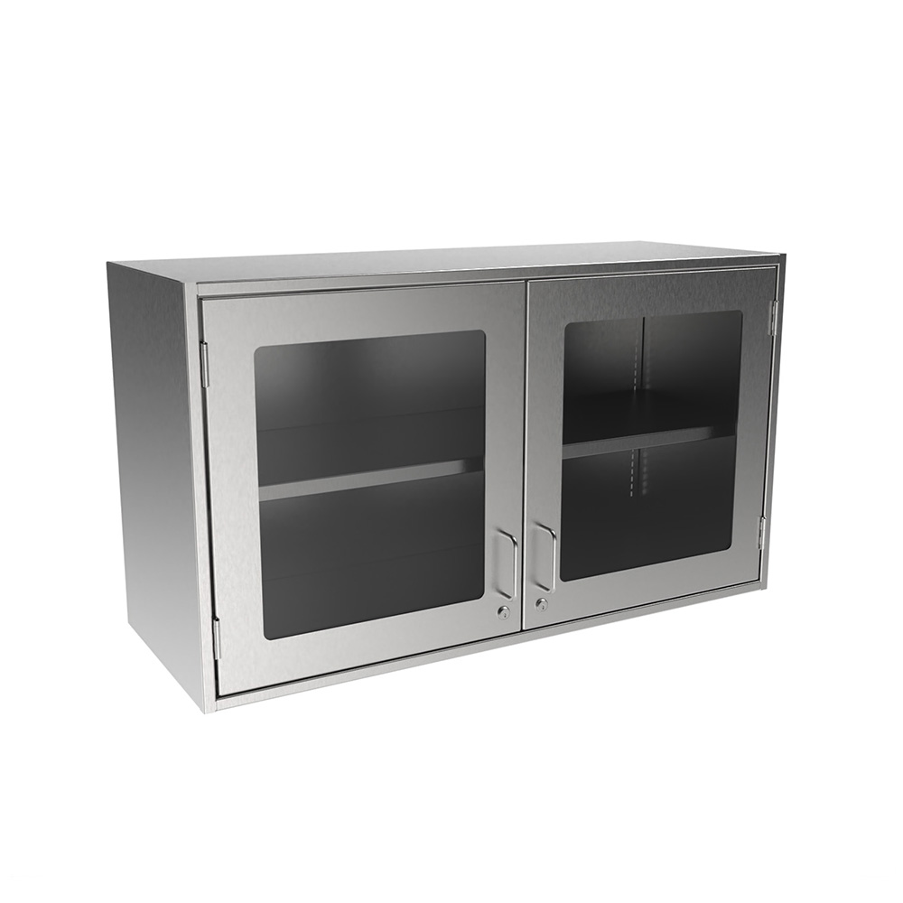 SWC2442-GD Stainless Steel Framed Glass Door Wall Cabinet - Image 4
