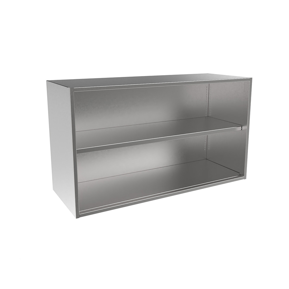 SWC2442-OF Stainless Steel Open Face Wall Cabinet - Image 2