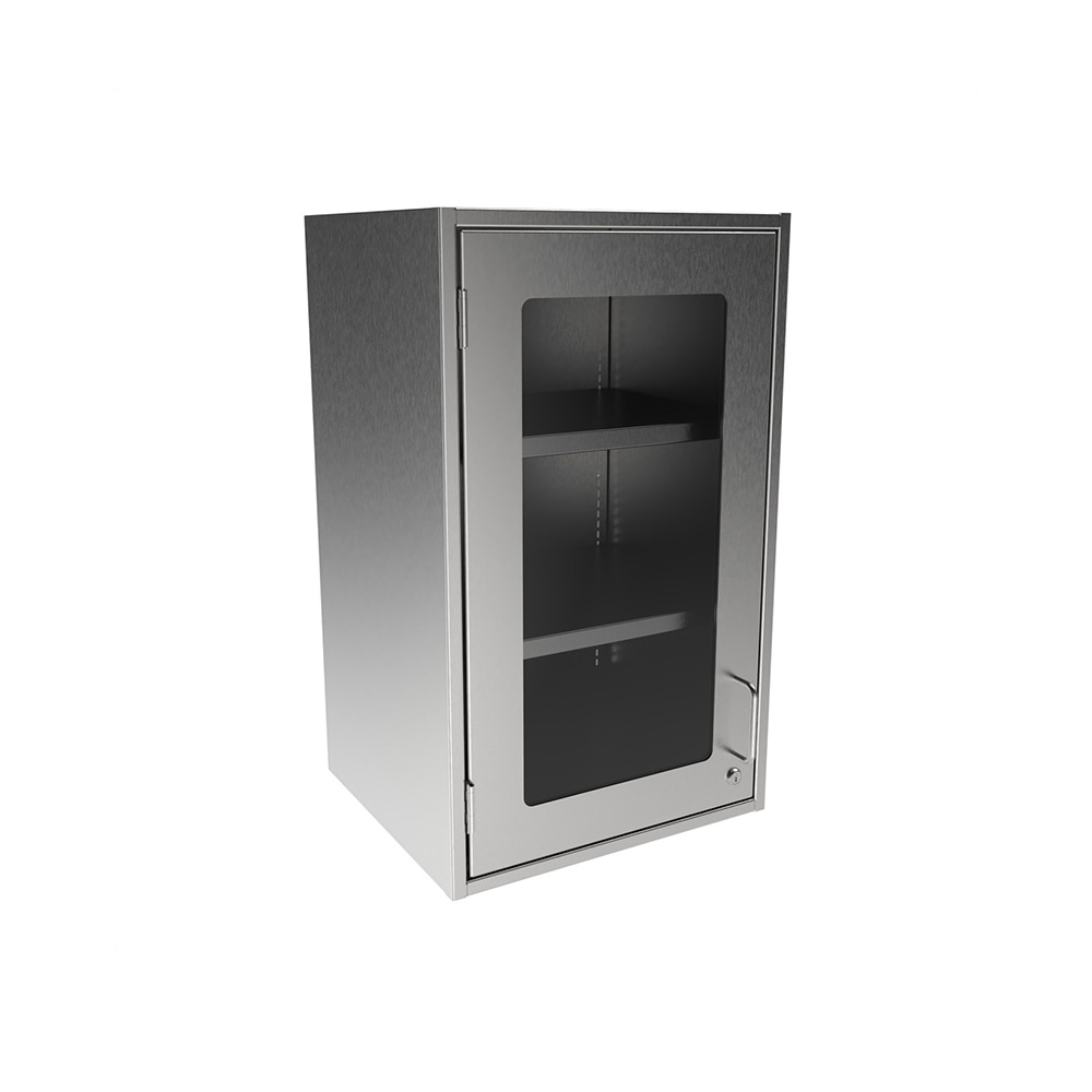 SWC3018-GD-LH Stainless Steel Framed Glass Door Wall Cabinet - Image 4