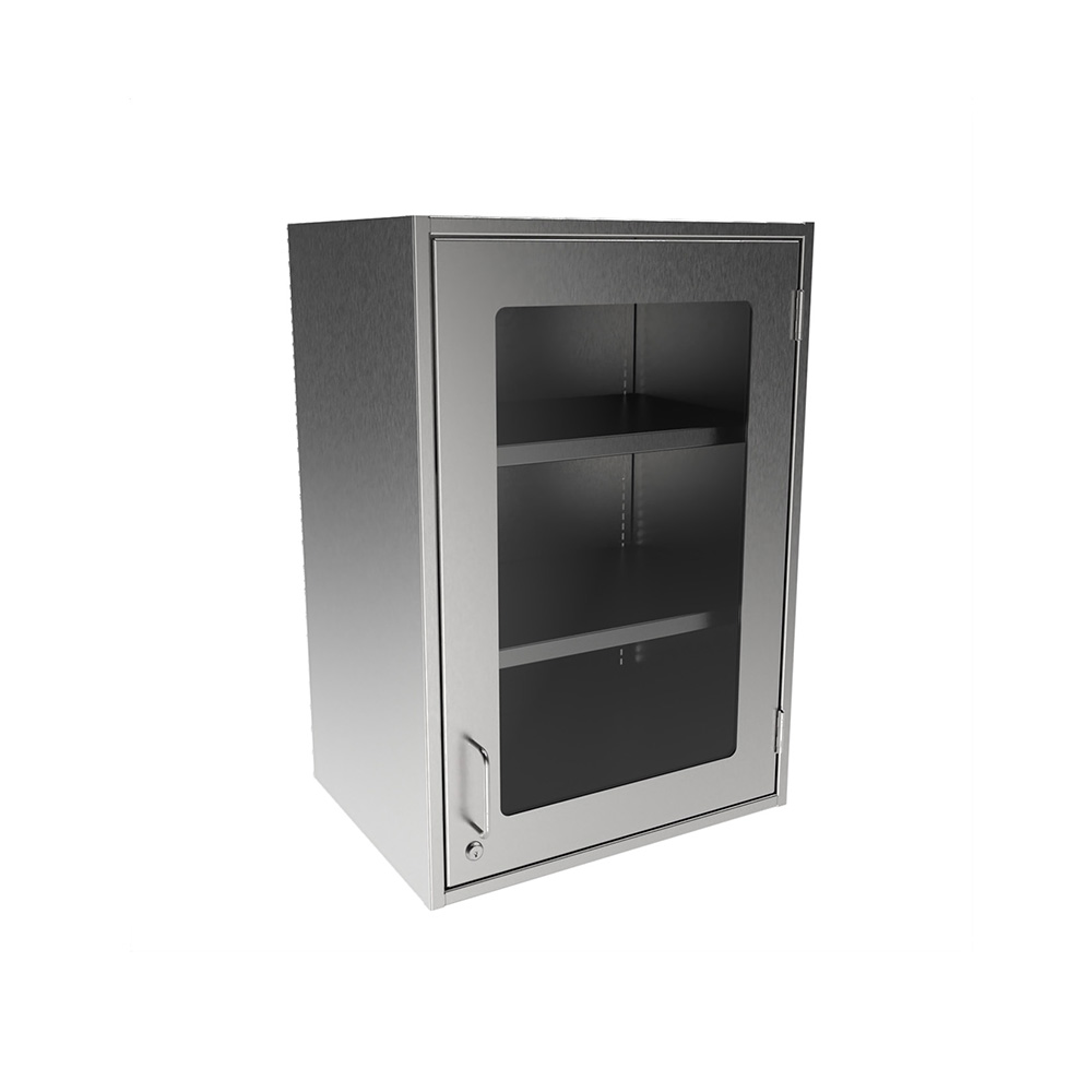 SWC3021-GD-RH Stainless Steel Framed Glass Door Wall Cabinet - Image 4