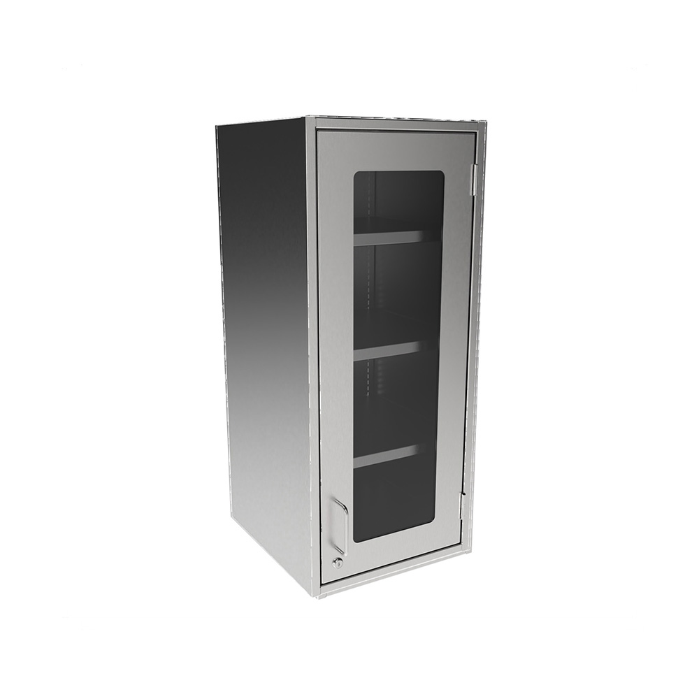 SWC3615-GD-RH Stainless Steel Framed Glass Door Wall Cabinet - Image 4