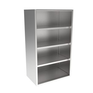 SWC3621-OF Stainless Steel Open Face Wall Cabinet