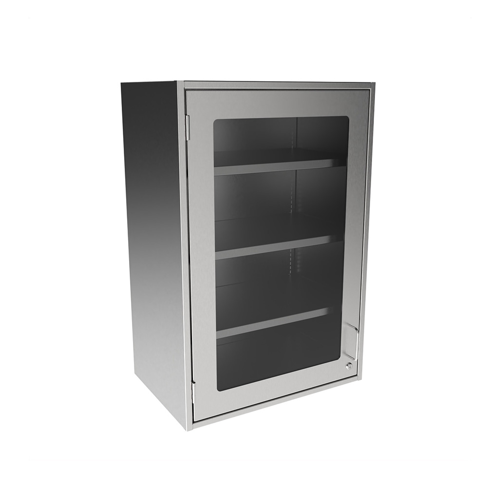 SWC3624-GD-LH Stainless Steel Framed Glass Door Wall Cabinet - Image 4