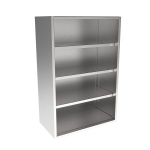 SWC3624-OF Stainless Steel Open Face Wall Cabinet
