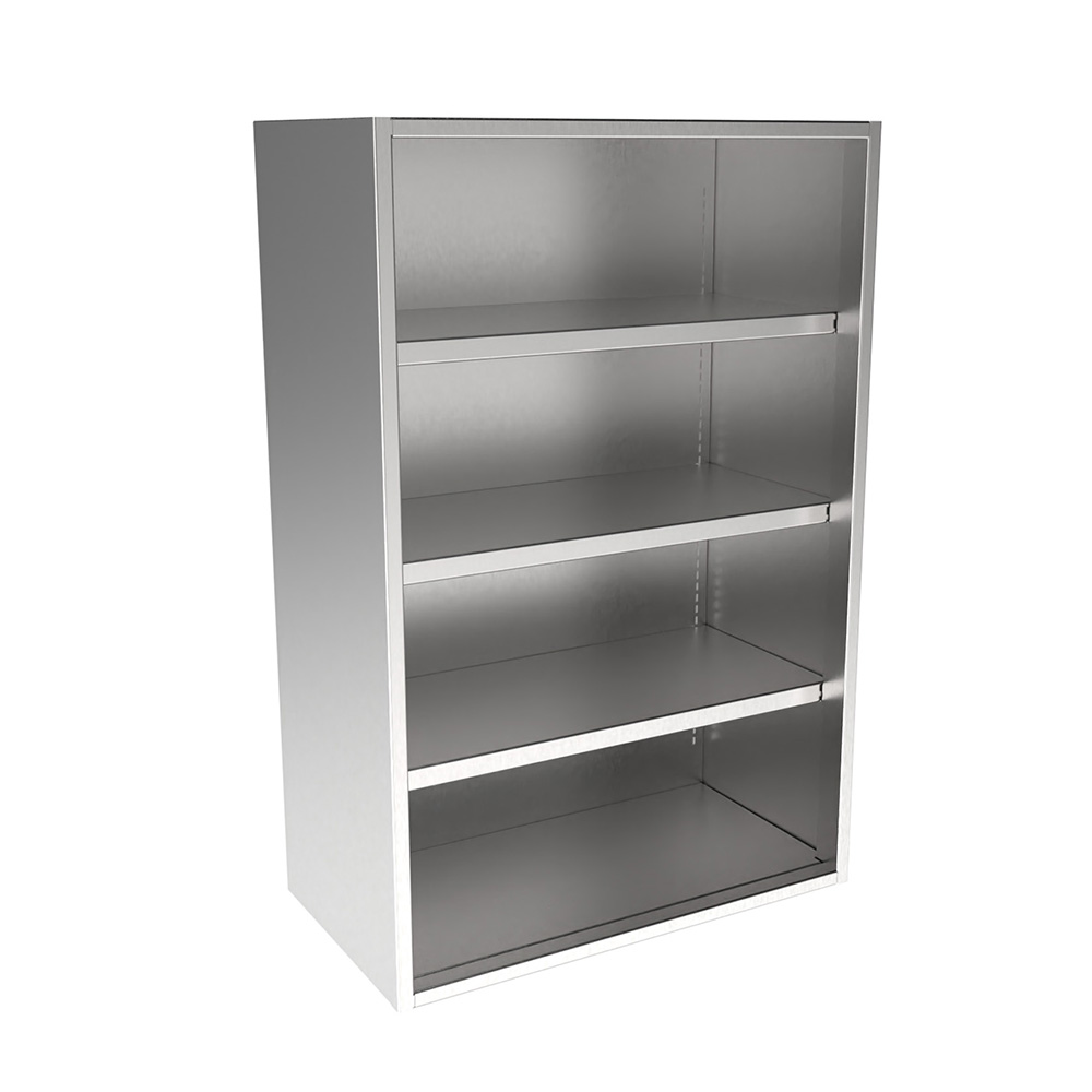 SWC3624-OF Stainless Steel Open Face Wall Cabinet