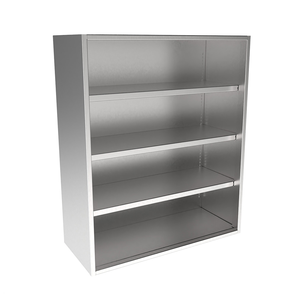 SWC3630-OF Stainless Steel Open Face Wall Cabinet