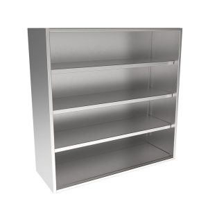 SWC3636-OF Stainless Steel Open Face Wall Cabinet