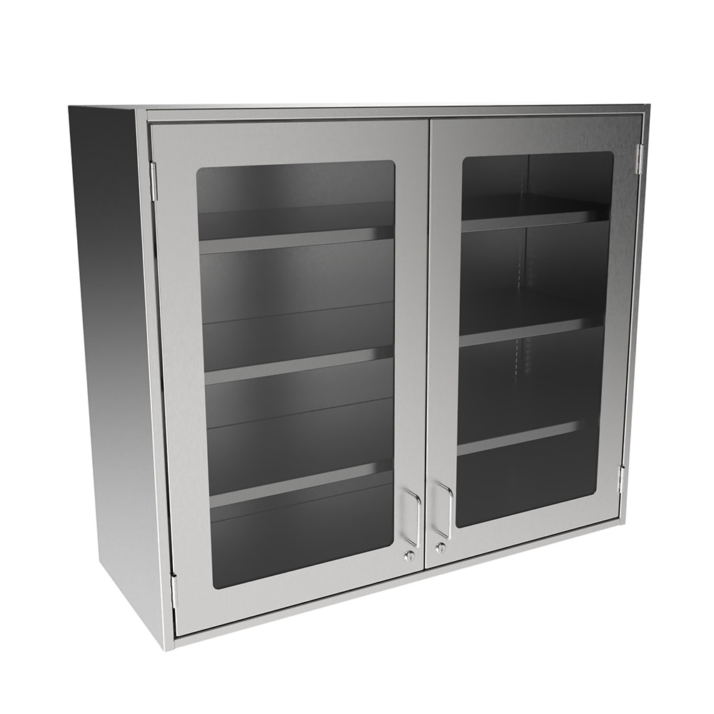 SWC3642-GD Stainless Steel Framed Glass Door Wall Cabinet - Image 4