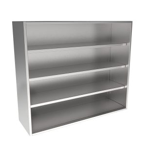 SWC3642-OF Stainless Steel Open Face Wall Cabinet