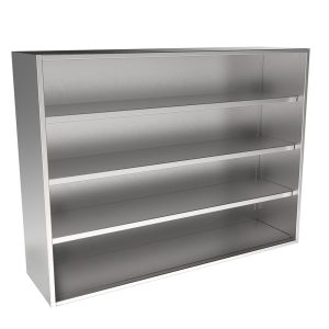 SWC3648-OF Stainless Steel Open Face Wall Cabinet